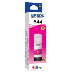 Botella de tinta magenta...
