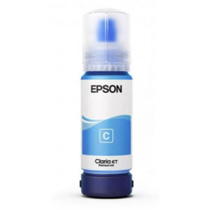 Botella de tinta cian...