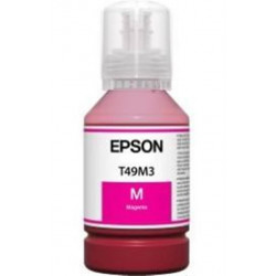 Botella de tinta magenta...